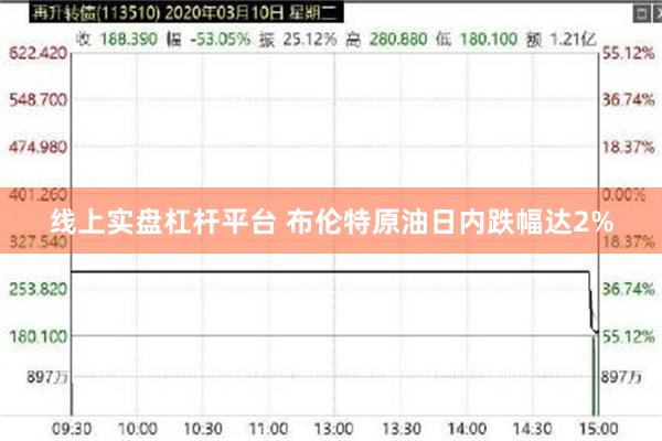 线上实盘杠杆平台 布伦特原油日内跌幅达2%