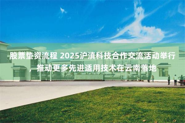 股票垫资流程 2025沪滇科技合作交流活动举行，推动更多先进适用技术在云南落地